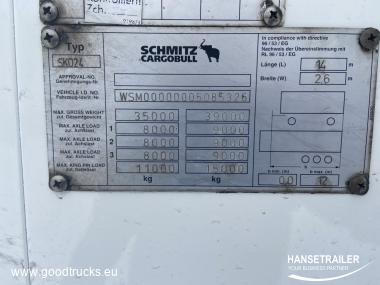 2011 Puspiekabe Refrižerators Schmitz SKO 24 FP60