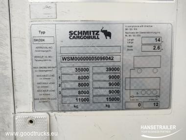 2012 Puspriekabė Šaldytuvas Schmitz SKO 24 FP60 7cm