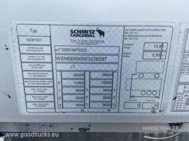 2015 Puspriekabė Užuolaidinė Schmitz SCS 24/L Multilock XL