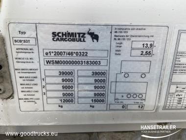 2013 Semitrailer Curtainsider Schmitz SCS 24 TIR