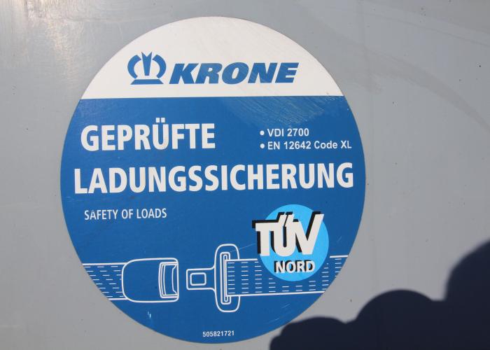 2012 Semitrailer Curtainsider Krone SDP