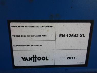 2011 напівпричеп Тентовані Van Hool 3B0062