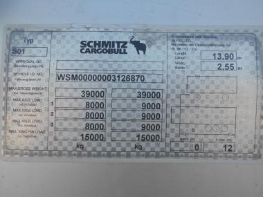 2011 Sattelanhänger Sattelcurtainsider Schmitz SCS 24/L