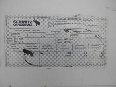 2011 Semitrailer Curtainsider Schmitz SCS 24/L