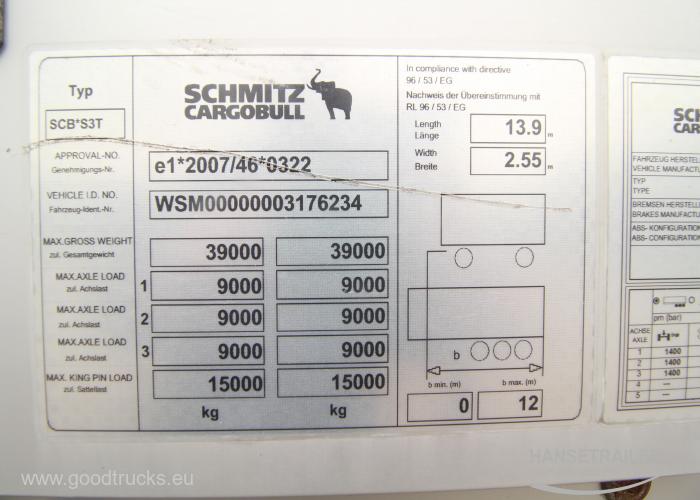 2013 Puspriekabė Užuolaidinė Schmitz SCS 24/L Multilock  XL Hidraulic roof