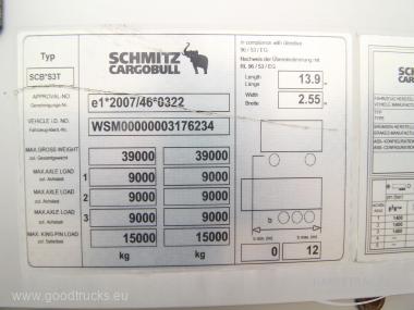 2013 Semitrailer Curtainsider Schmitz SCS 24/L Multilock  XL Hidraulic roof