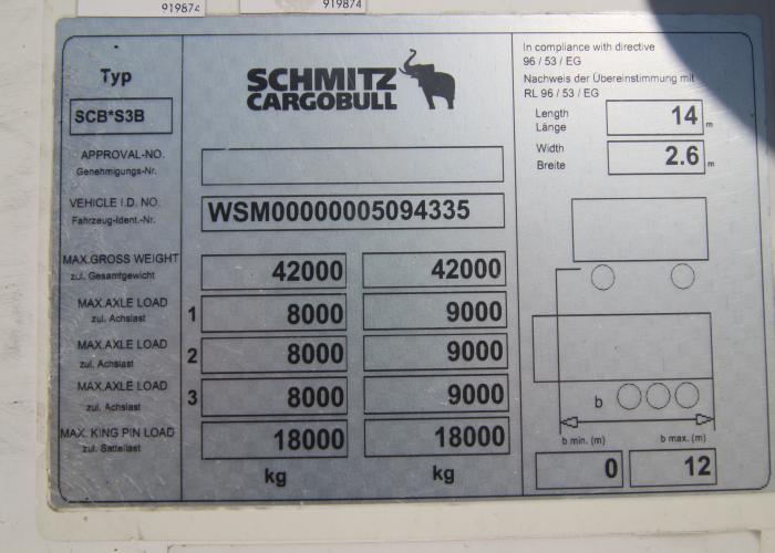 2012 Полуприцеп Рефрижераторы Schmitz SKO 24 FP45 MT Dopplestock MultiTemp