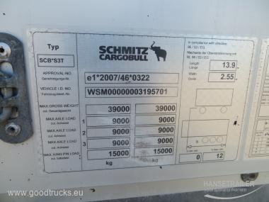2014 Puspriekabė Užuolaidinė Schmitz SCB*S3T Multilock XL KONIKI
