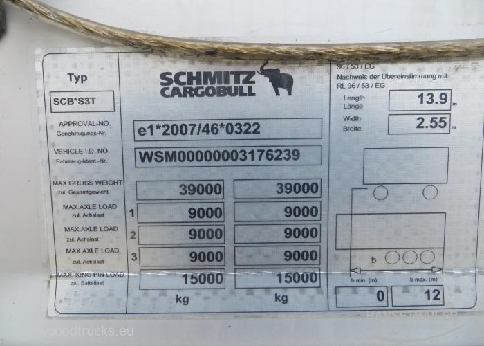 2013 Semitrailer Curtainsider Schmitz SCS 24/L