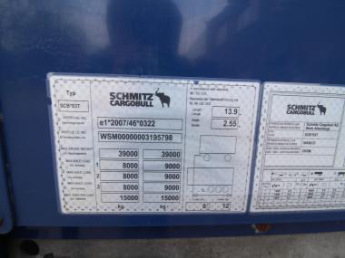 2014 Semitrailer Curtainsider Schmitz SCS 24/L