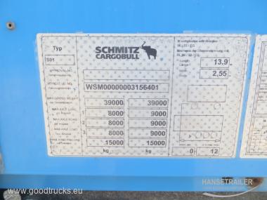 2012 Puoliperävaunu Pressukapelli Schmitz SCS 24/L