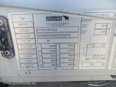 2015 Semitrailer Curtainsider Schmitz SCS 24 VARIOS