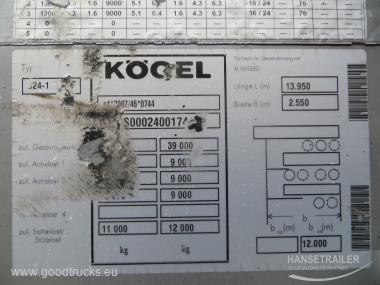 2014 напівпричеп Тентовані Koegel SN 24 Multilock XL