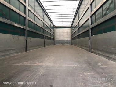 2014 Semitrailer Curtainsider with sideboards Schmitz SCS BS Lifting Axle