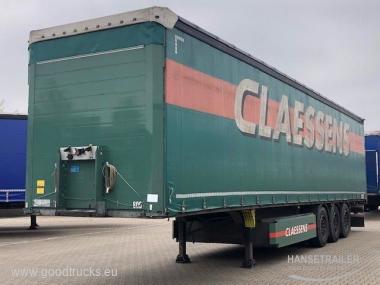 2016 Semitrailer Curtainsider with sideboards Schmitz SCS BS Lifting Axle