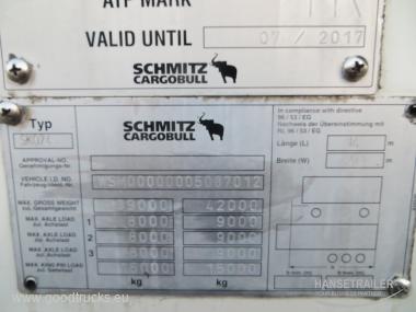 2011 Puspiekabe Refrižerators Schmitz SKO 24 FP45 MT