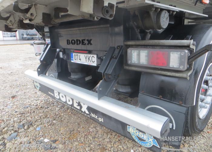 2016 Puspriekabė Biraus krovinio transportas BODEX KIS 3W-A 45 Cubic meters  2x lifting axles