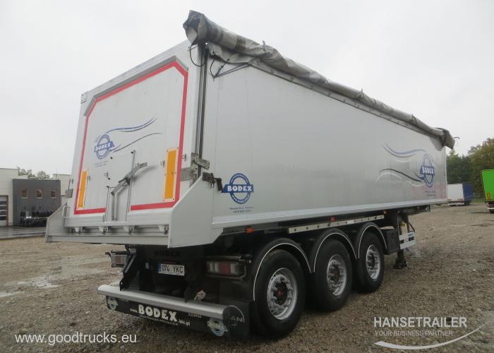 2016 Puspriekabė Biraus krovinio transportas BODEX KIS 3W-A 45 Cubic meters  2x lifting axles