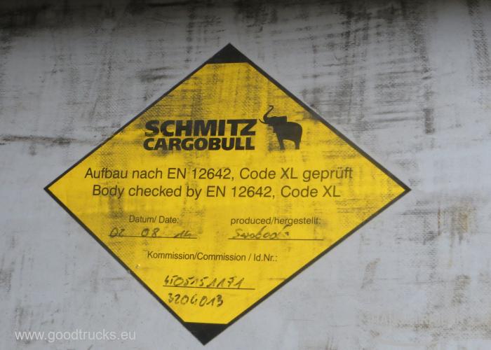2014 Puspriekabė Užuolaidinė su bortais Schmitz SCS BS Lifting Axle Multilock XL