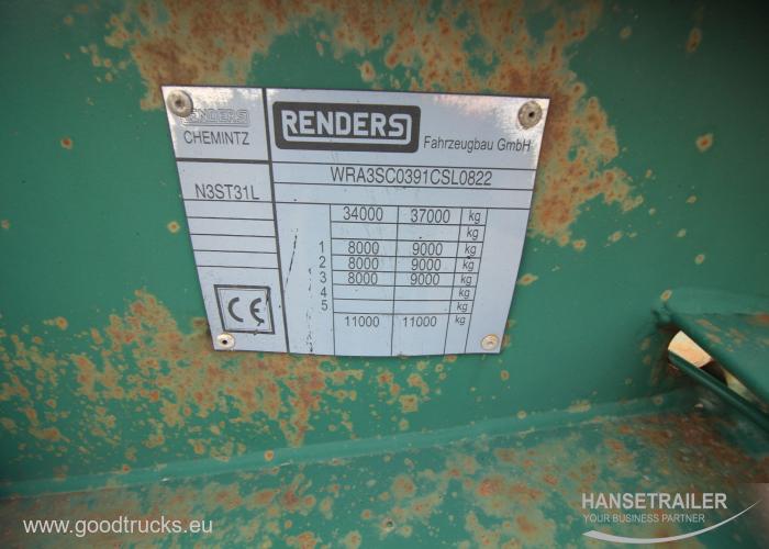 2001 Naczepa Podwozie kontenera Renders N3ST31L