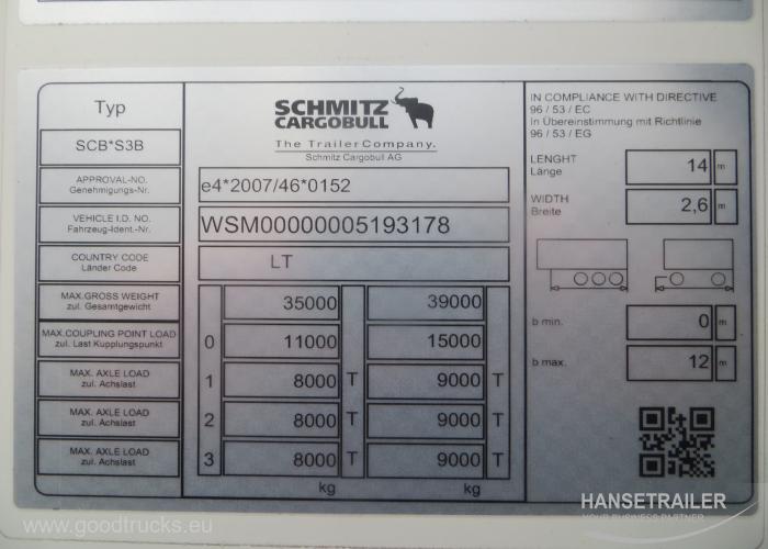 2018 напівпричеп Рефрижератори Schmitz SKO 24 FP45 Doppelstock Double Deck