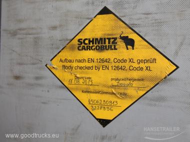 2015 Puspiekabe Gardīne Schmitz SCS 24 TIR