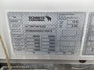 2014 Puspriekabė Užuolaidinė Schmitz SCS 24/L Hydraulic roof Multilock