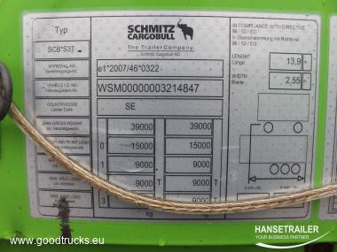 2015 Puspiekabe Gardīne Schmitz SCS 24 Multilock XL