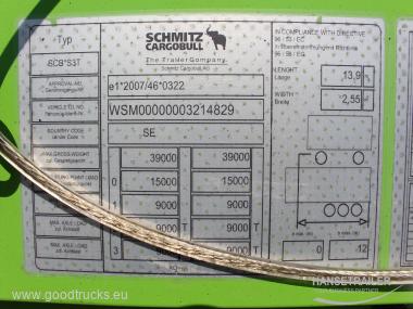 2015 Puspriekabė Užuolaidinė Schmitz SCS 24 Multilock XL