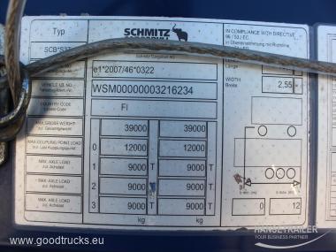 2015 Semitrailer Curtainsider Schmitz SCS 24 Mega
