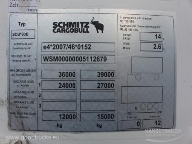 2013 Puspriekabė Šaldytuvas Schmitz SKO 24 Doppelstock Double Deck