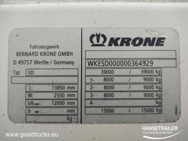 2007 Semitrailer isotherme Krone SDP