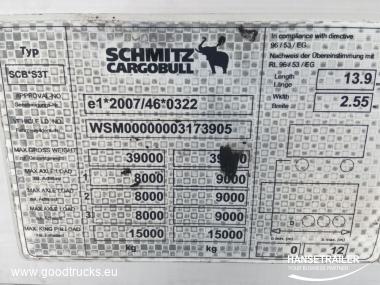 2013 Puoliperävaunu Pressukapelli Schmitz SCS 24/L