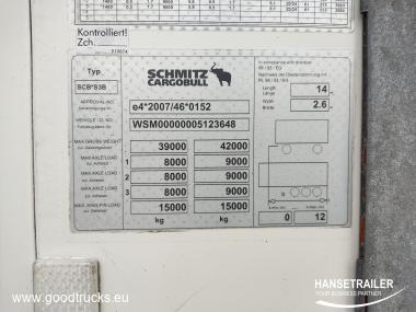 2014 Puspiekabe Refrižerators Schmitz SKO 24