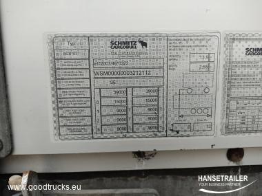 2015 Puoliperävaunu Pressukapelli Schmitz SCS 24/L