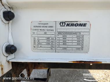 2008 напівпричеп Тентовані Krone SDP Lift axle