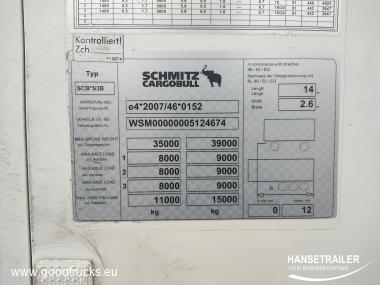 2014 Puspiekabe Refrižerators Schmitz SKO 24 FP60