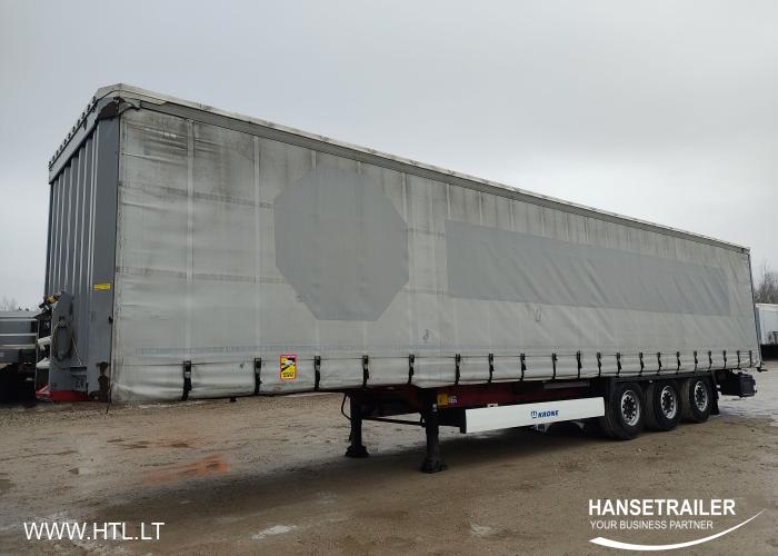 2015 Semitrailer Curtainsider with sideboards Krone SDP COIL